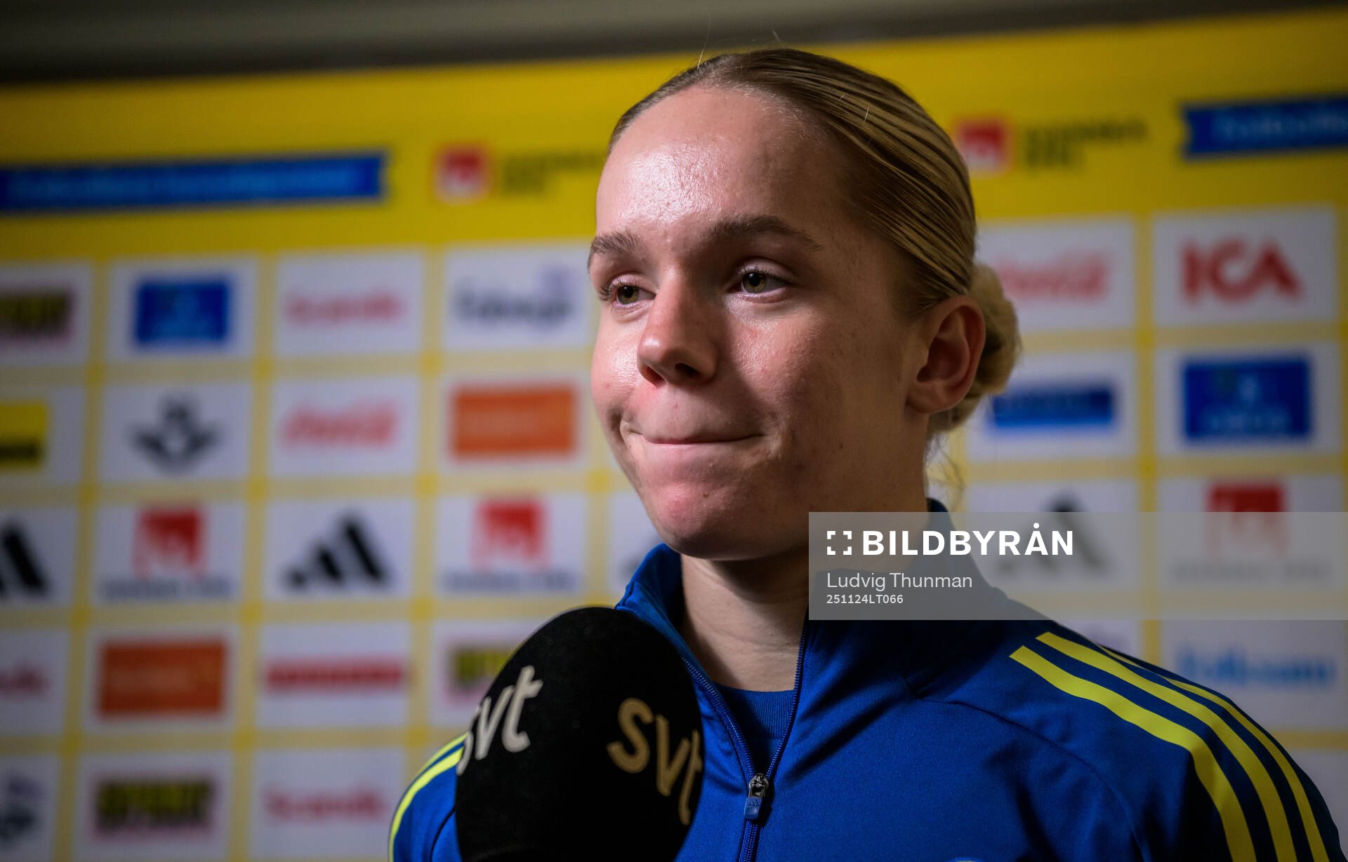 Hanna Lundkvist of the women's national football team of
