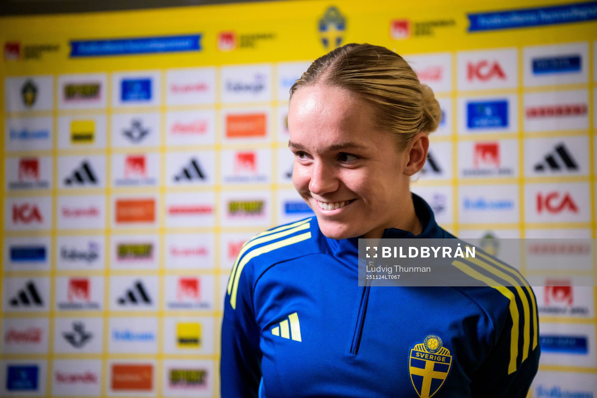 Hanna Lundkvist of the women's national football team of