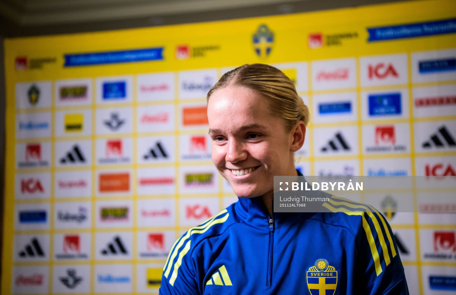Hanna Lundkvist of the women's national football team of