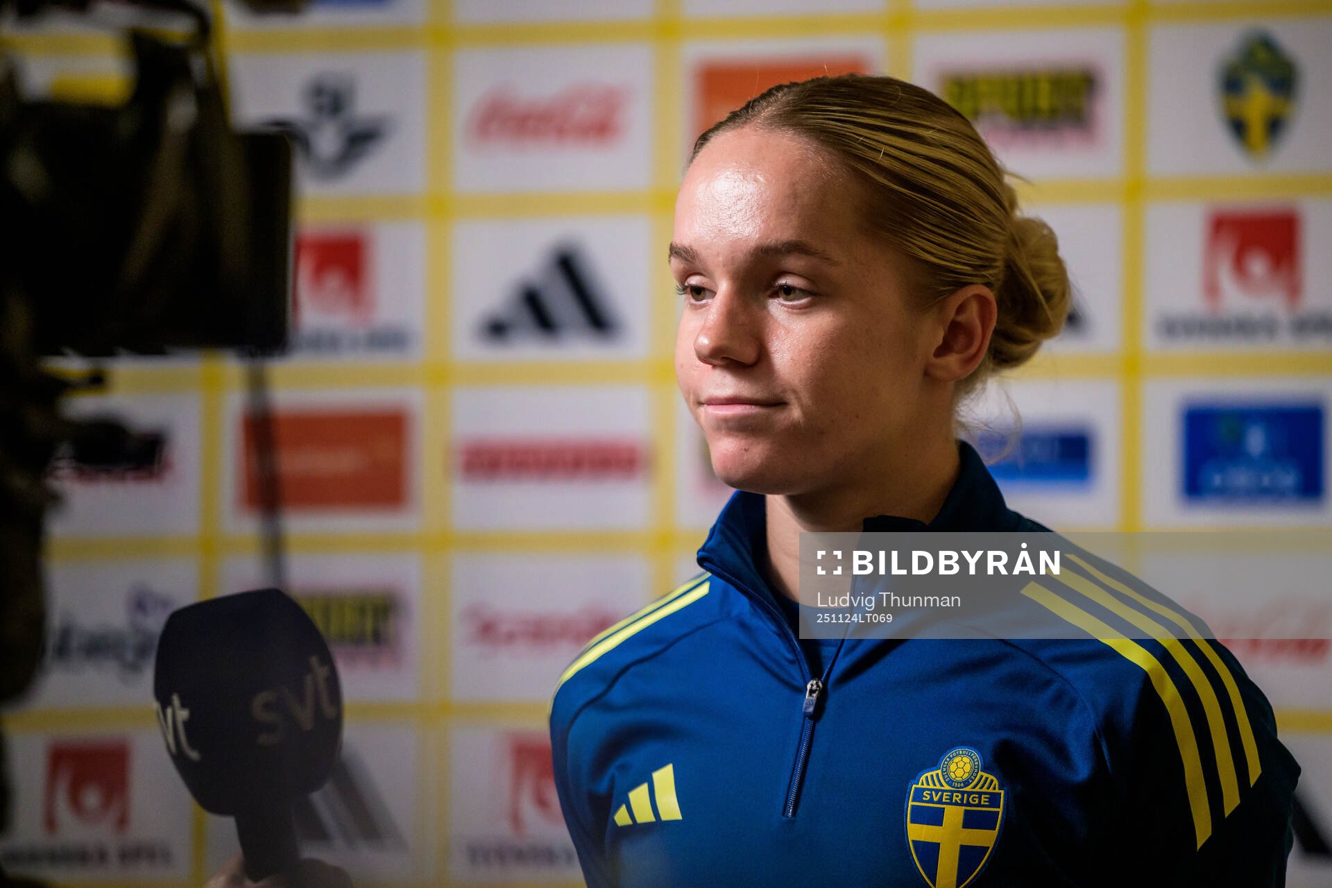 Hanna Lundkvist of the women's national football team of