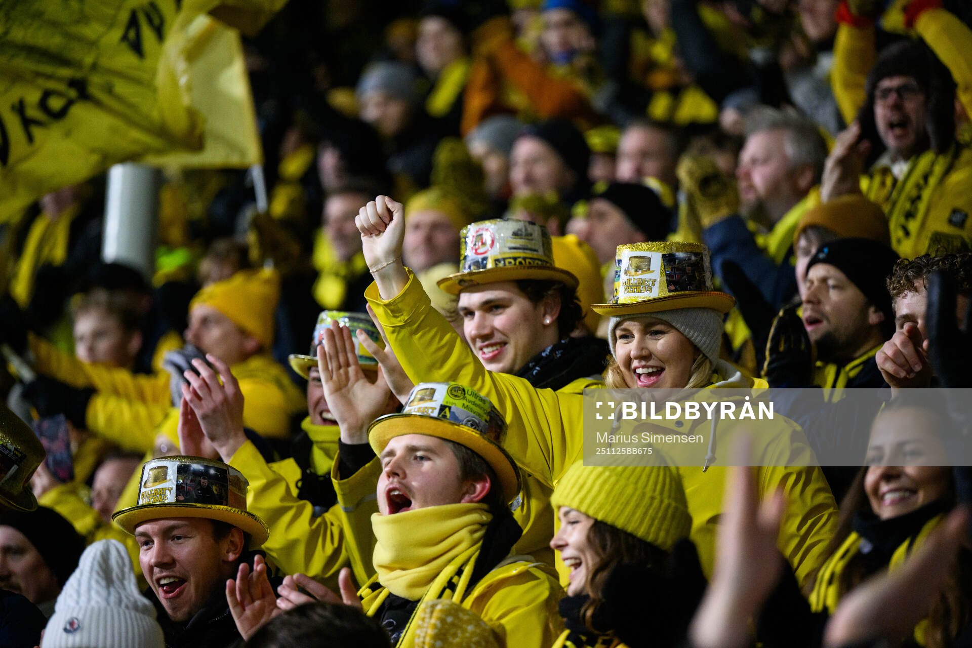 Supporters of of Bodø/Glimt