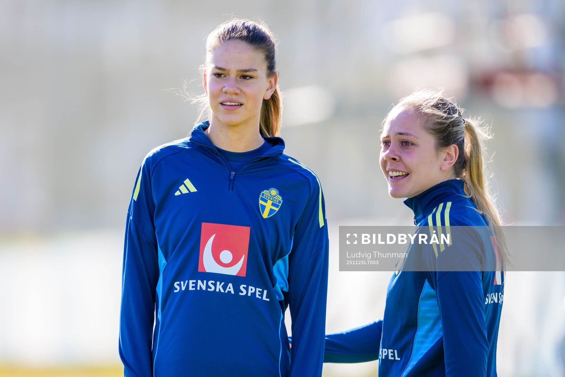 Bella Andersson and Alice Bergström of the women's