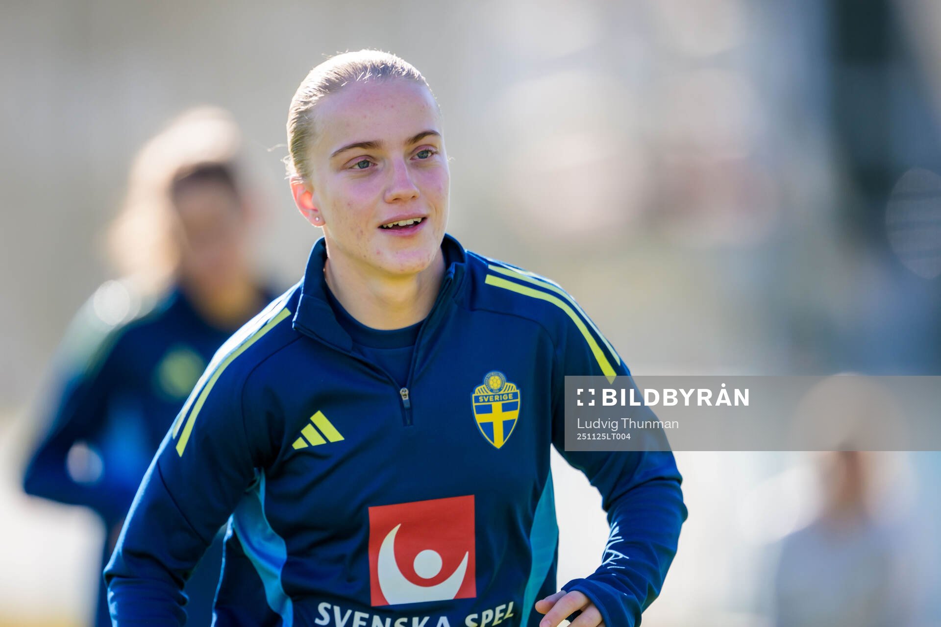 Anna Sandberg of the women's national football team of
