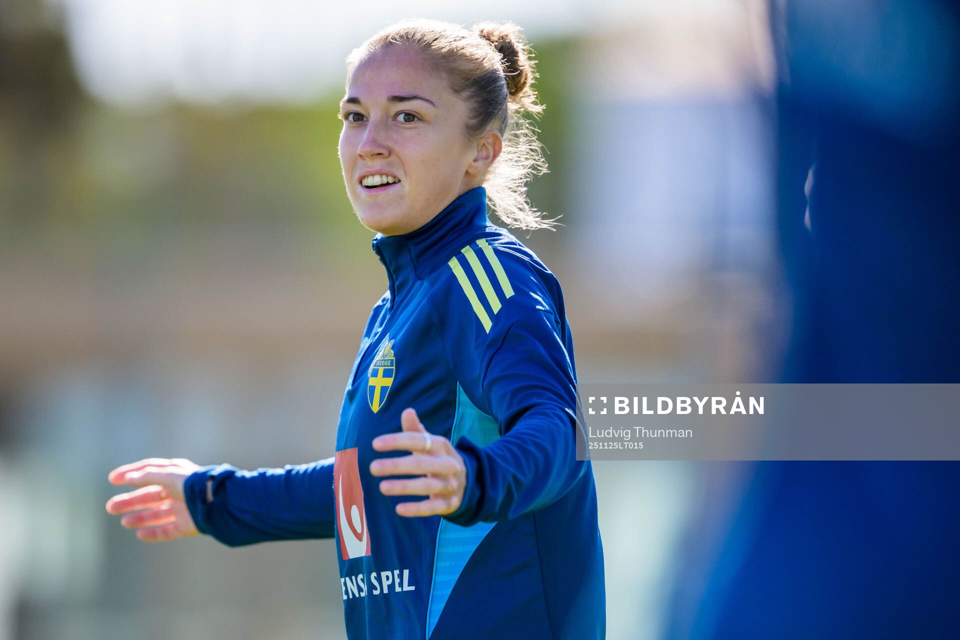 Filippa Angeldahl of the women's national football team of
