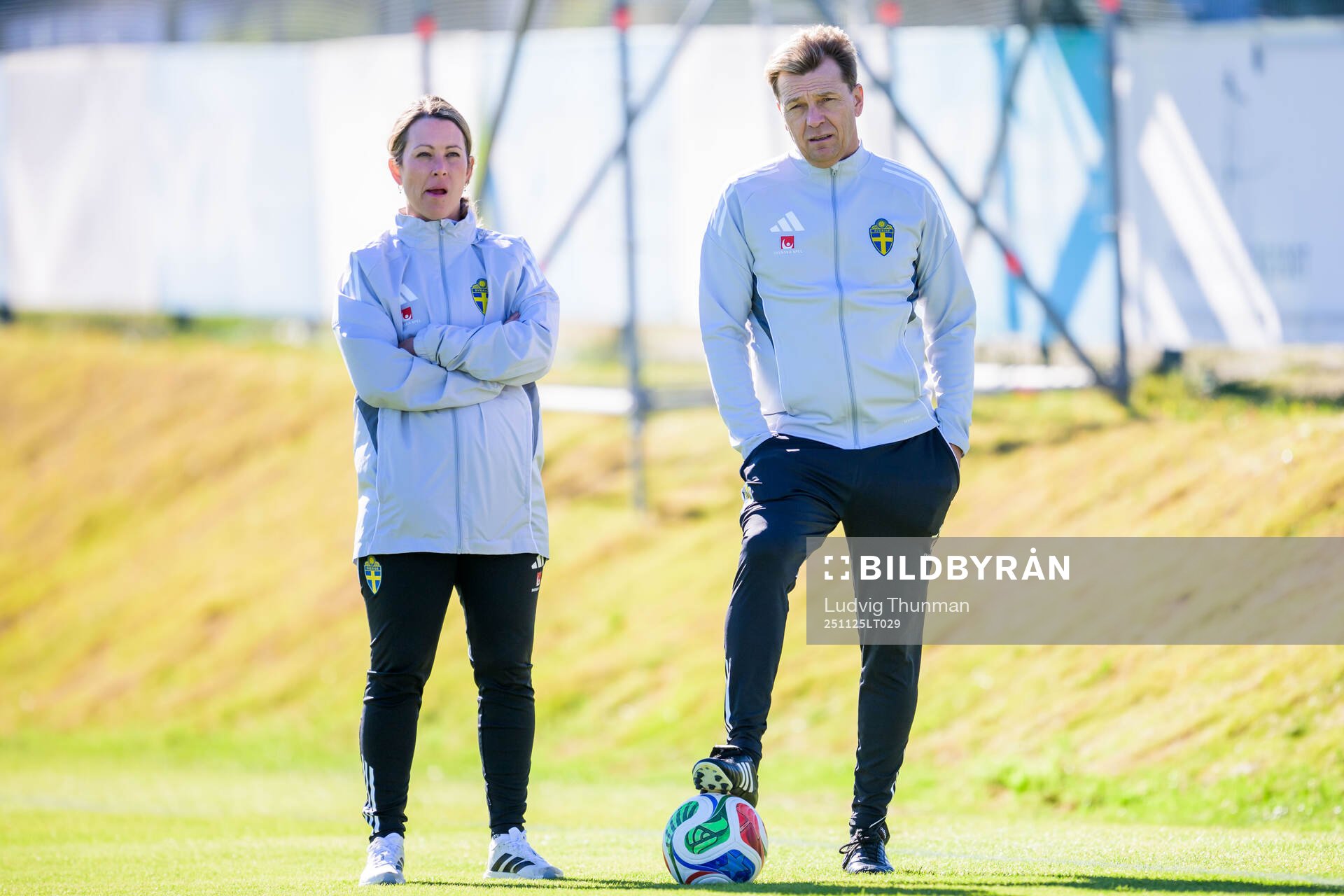 Psychologist Sara Hammer and Head coach Tony Gustavsson of