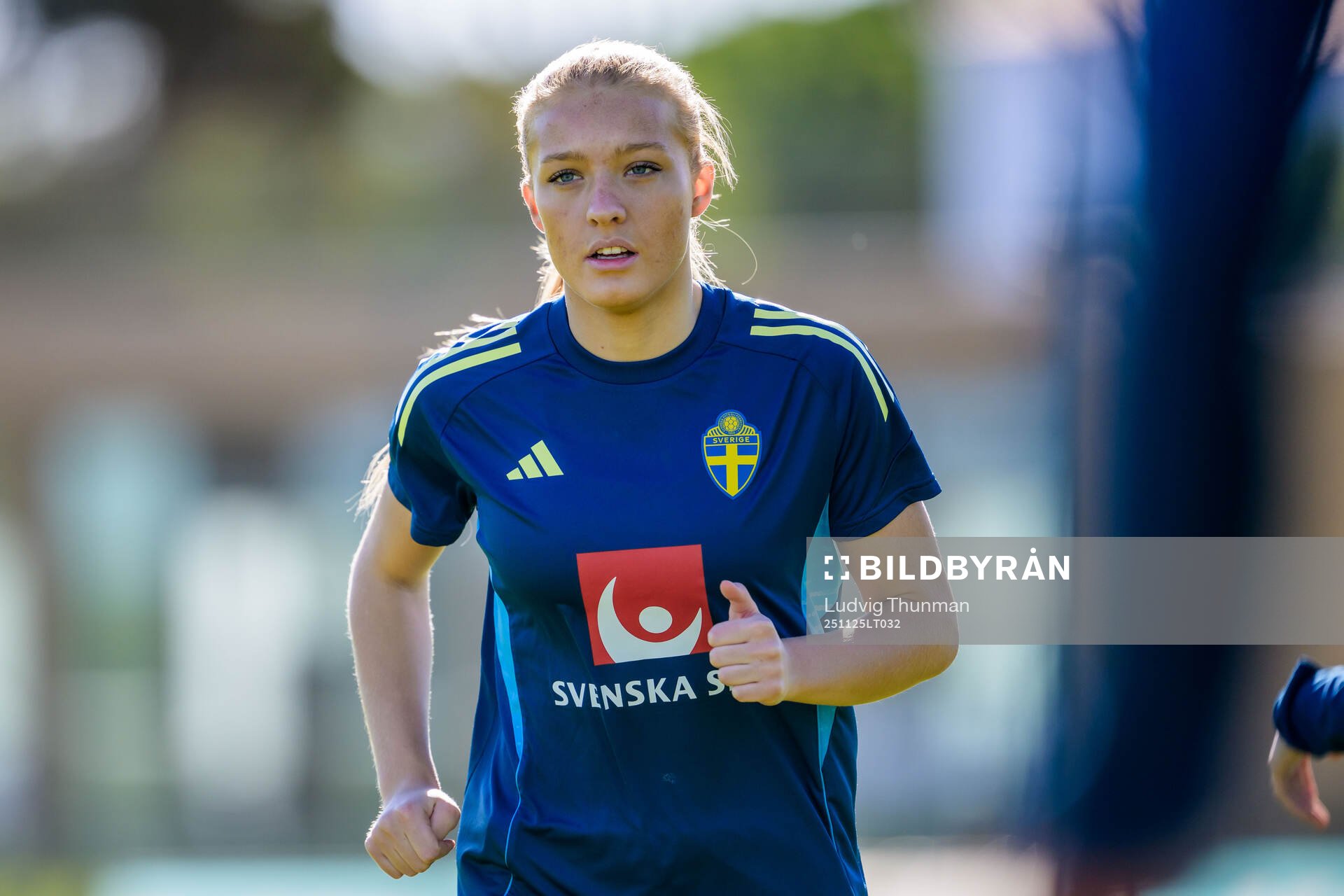 Smilla Holmberg of the women's national football team of