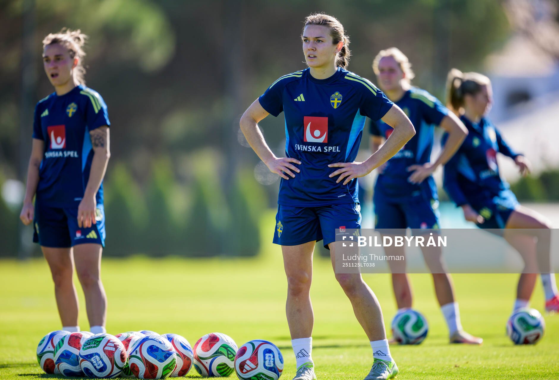 Beata Olsson of the women's national football team of