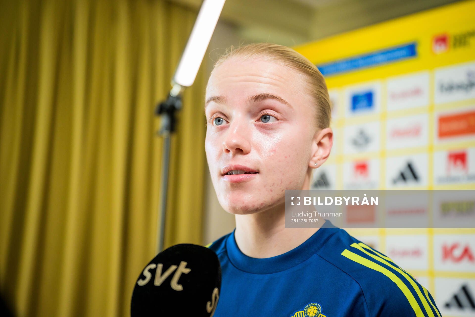 Anna Sandberg of the women's national football team of