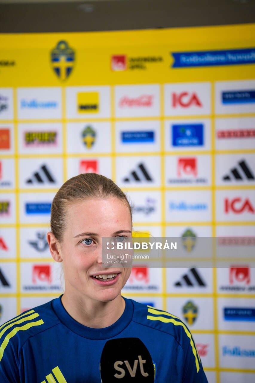 Anna Anvegård of the women's national football team of