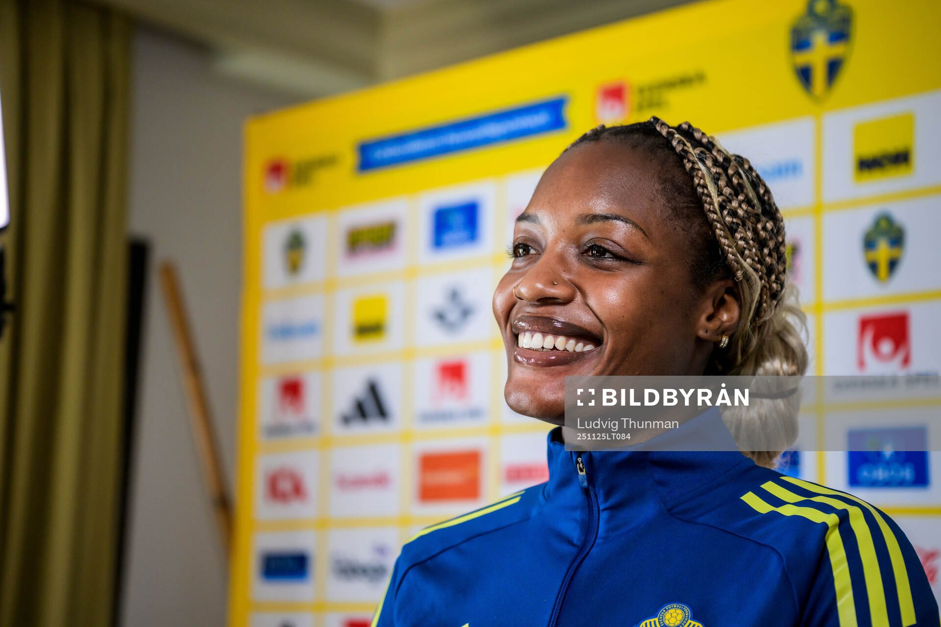 Evelyn Ijeh of the women's national football team of Sweden