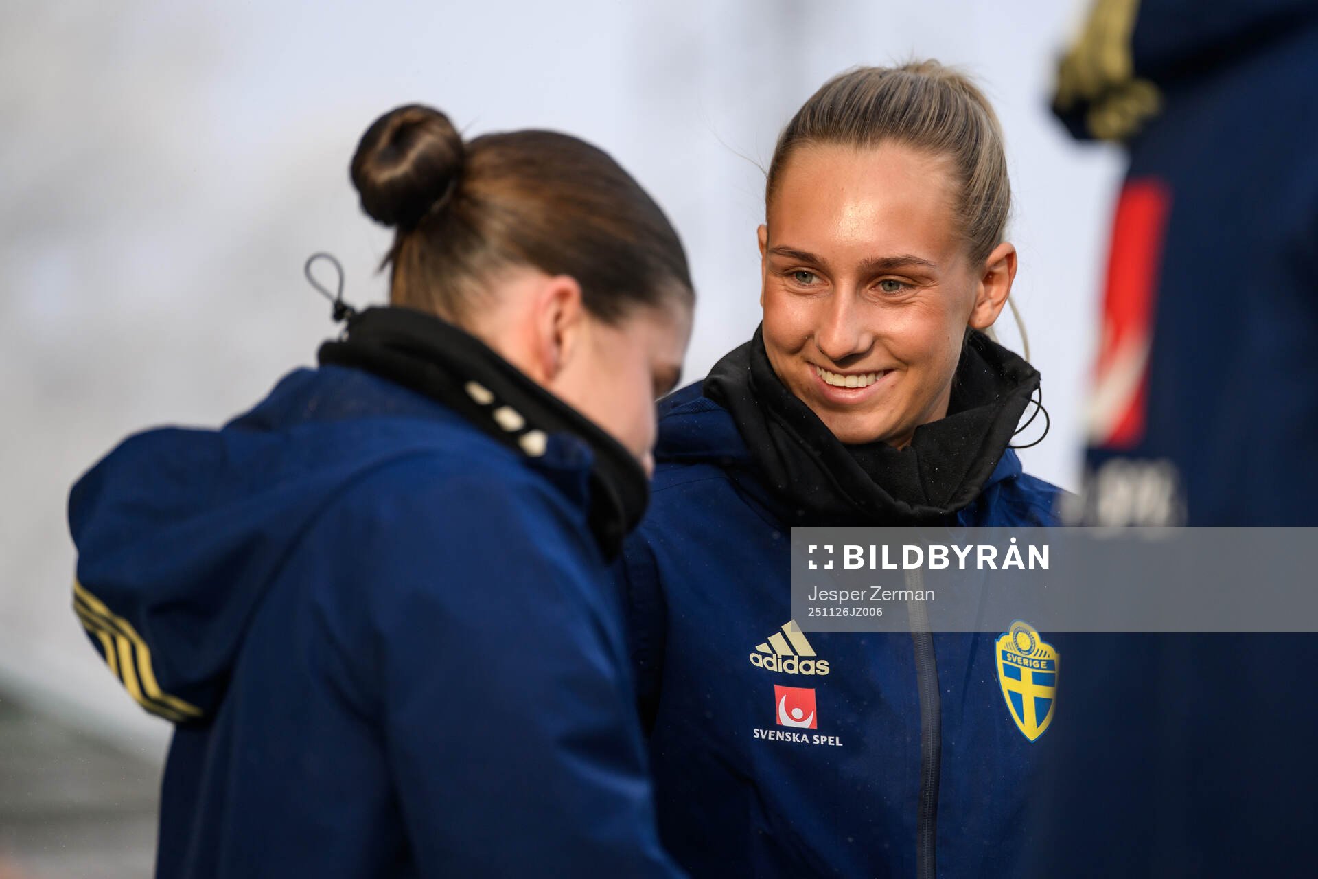 Hanna Wijk and Ellen Wangerheim of the Swedish women's