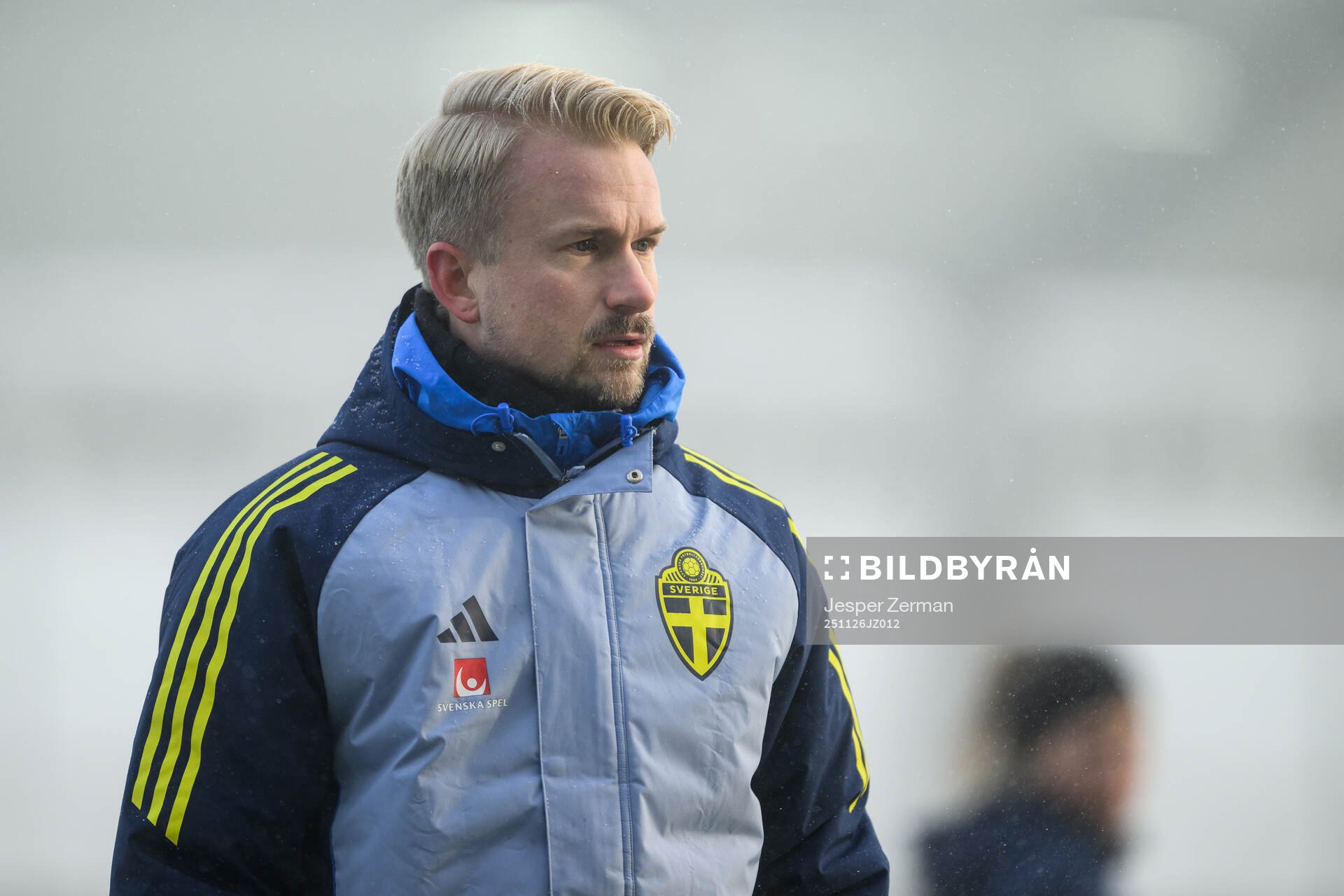 Head coach Pierre Fondin of the Swedish women's under-23