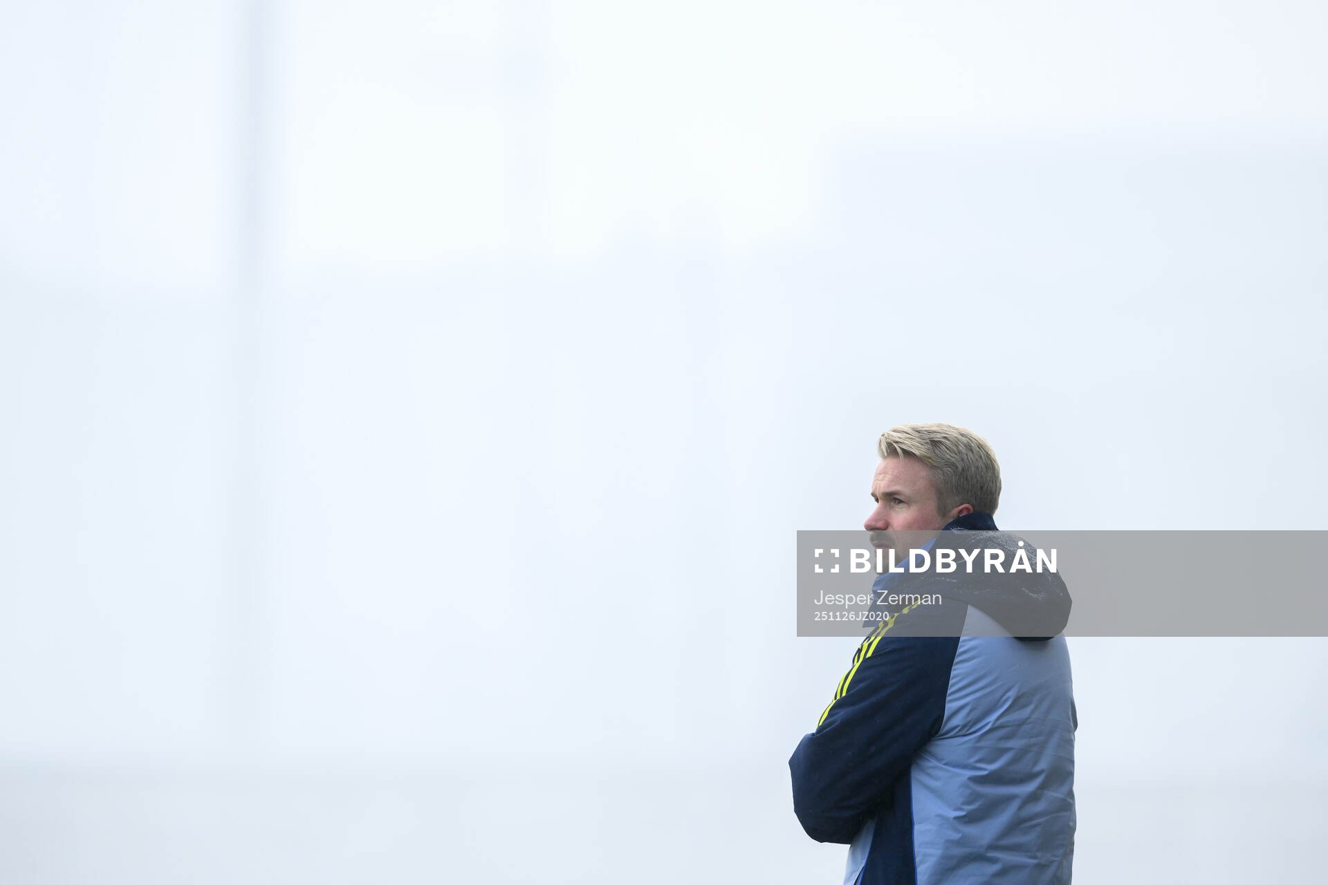 Head coach Pierre Fondin of the Swedish women's under-23