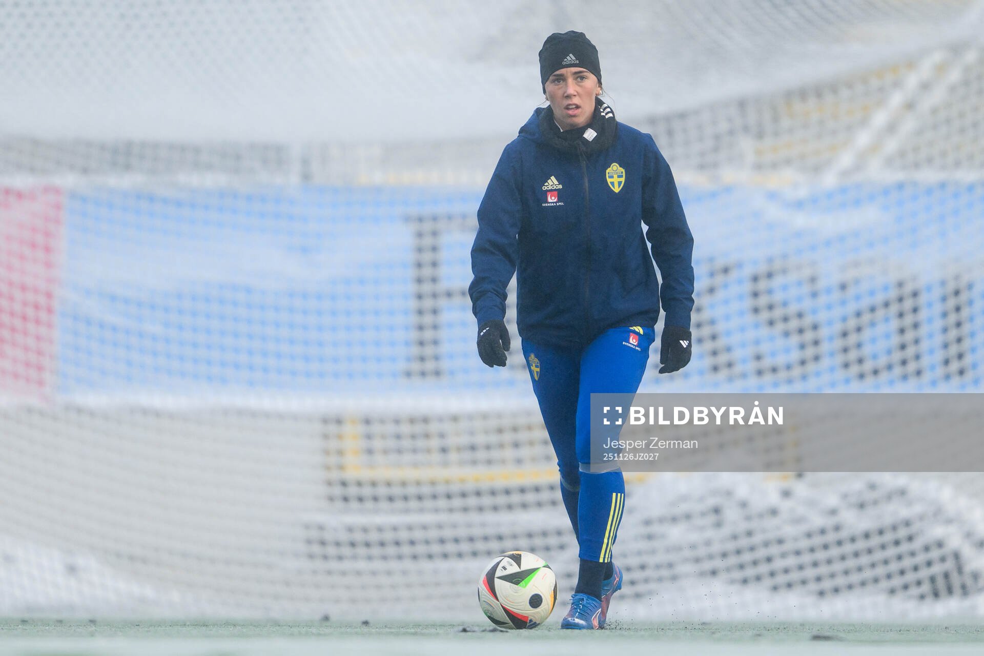 Athinna Persson Lundgren of the Swedish women's under-23