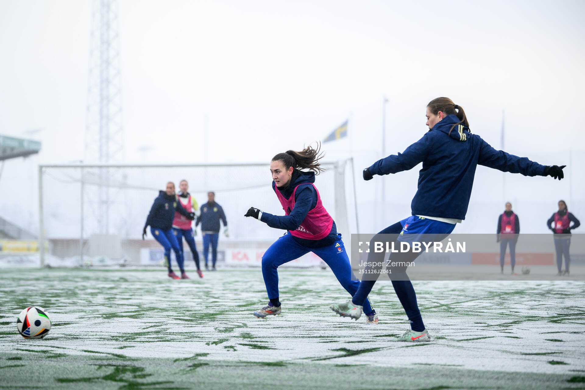 Lucia Duras of the Swedish women's under-23 national team