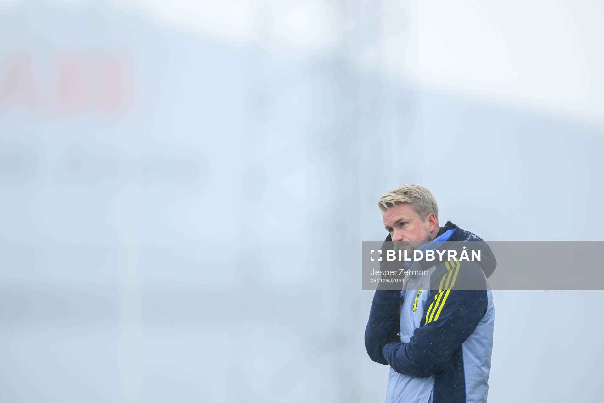Head coach Pierre Fondin of the Swedish women's under-23