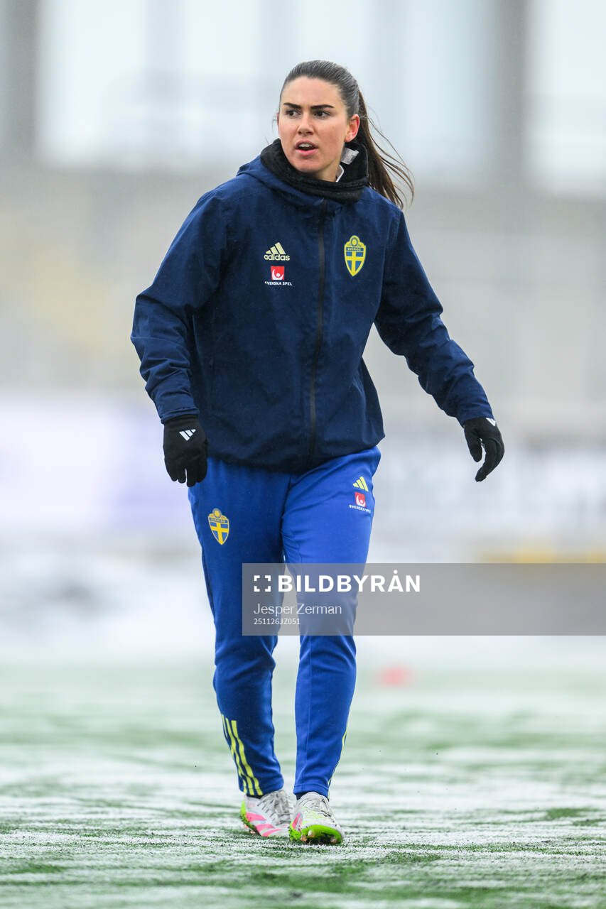 Emilia Pelgander of the Swedish women's under-23 national