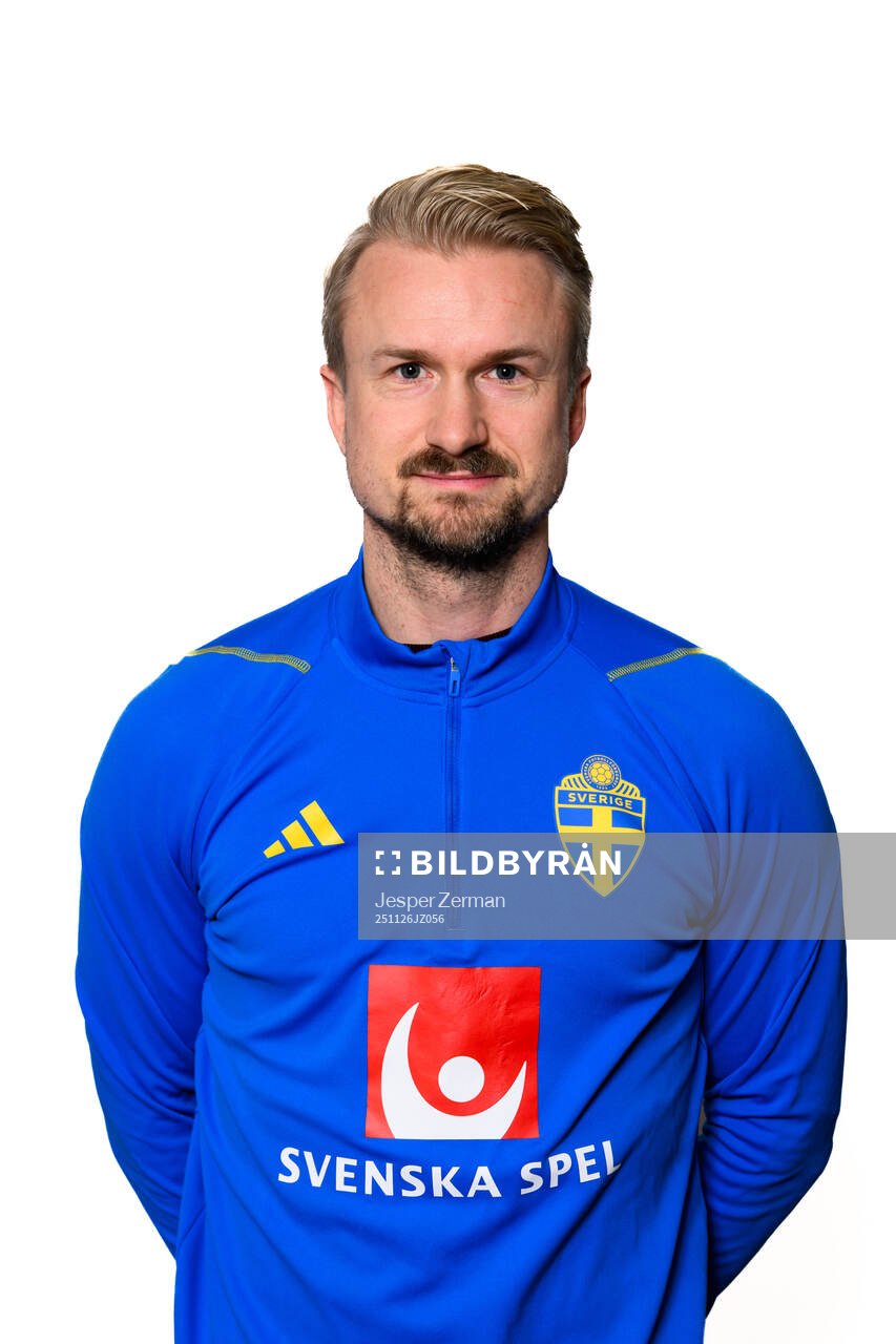 Head coach Pierre Fondin of the Swedish women's under-23