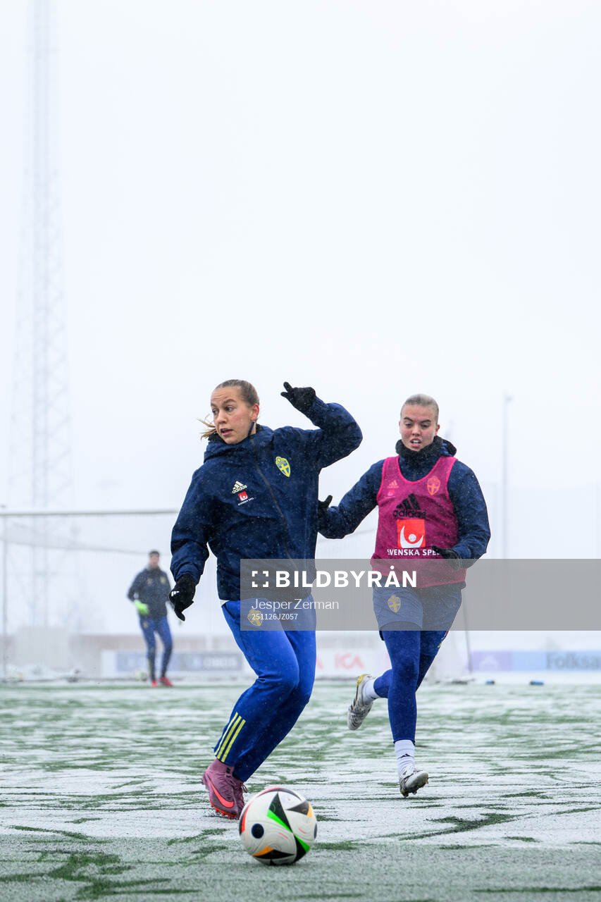 Sara Eriksson and Elin Westlund of the Swedish women's