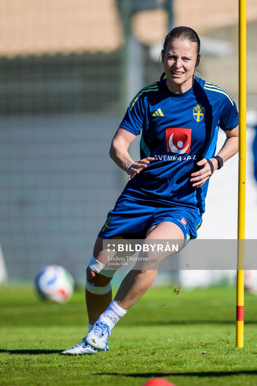 Anna Anvegård of the women's national football team of