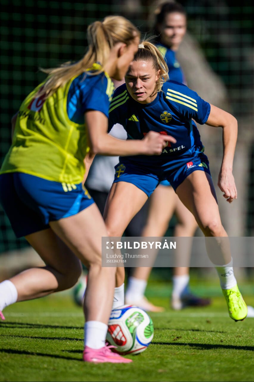Fridolina Rolfö of the women's national football team of
