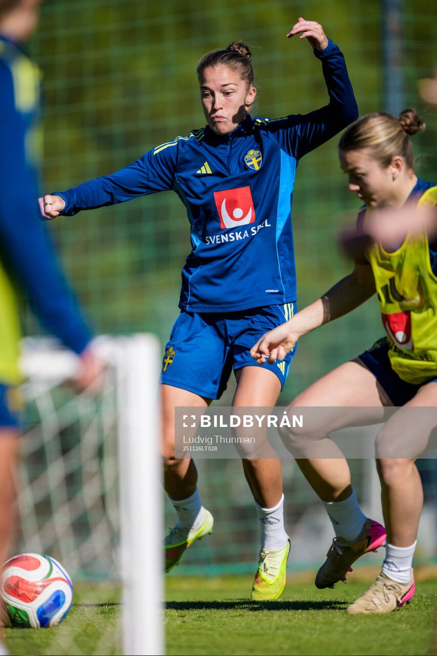 Filippa Angeldahl of the women's national football team of