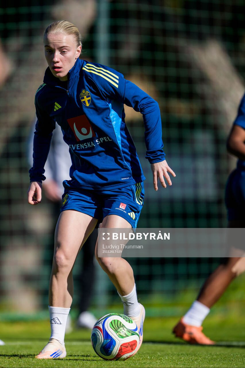 Anna Sandberg of the women's national football team of