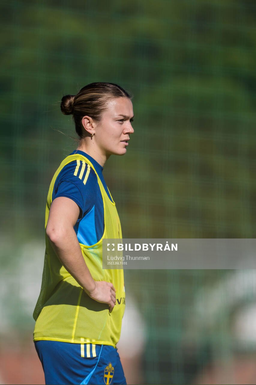 Beata Olsson of the women's national football team of