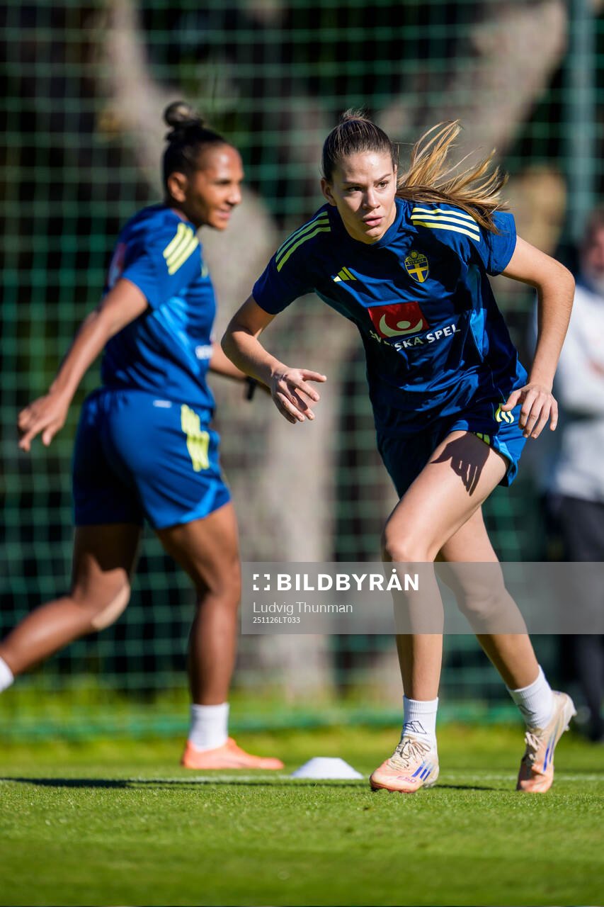 Bella Andersson of the women's national football team of