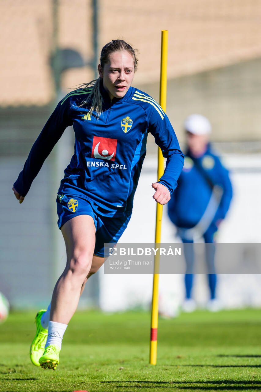 Alice Bergström of the women's national football team of
