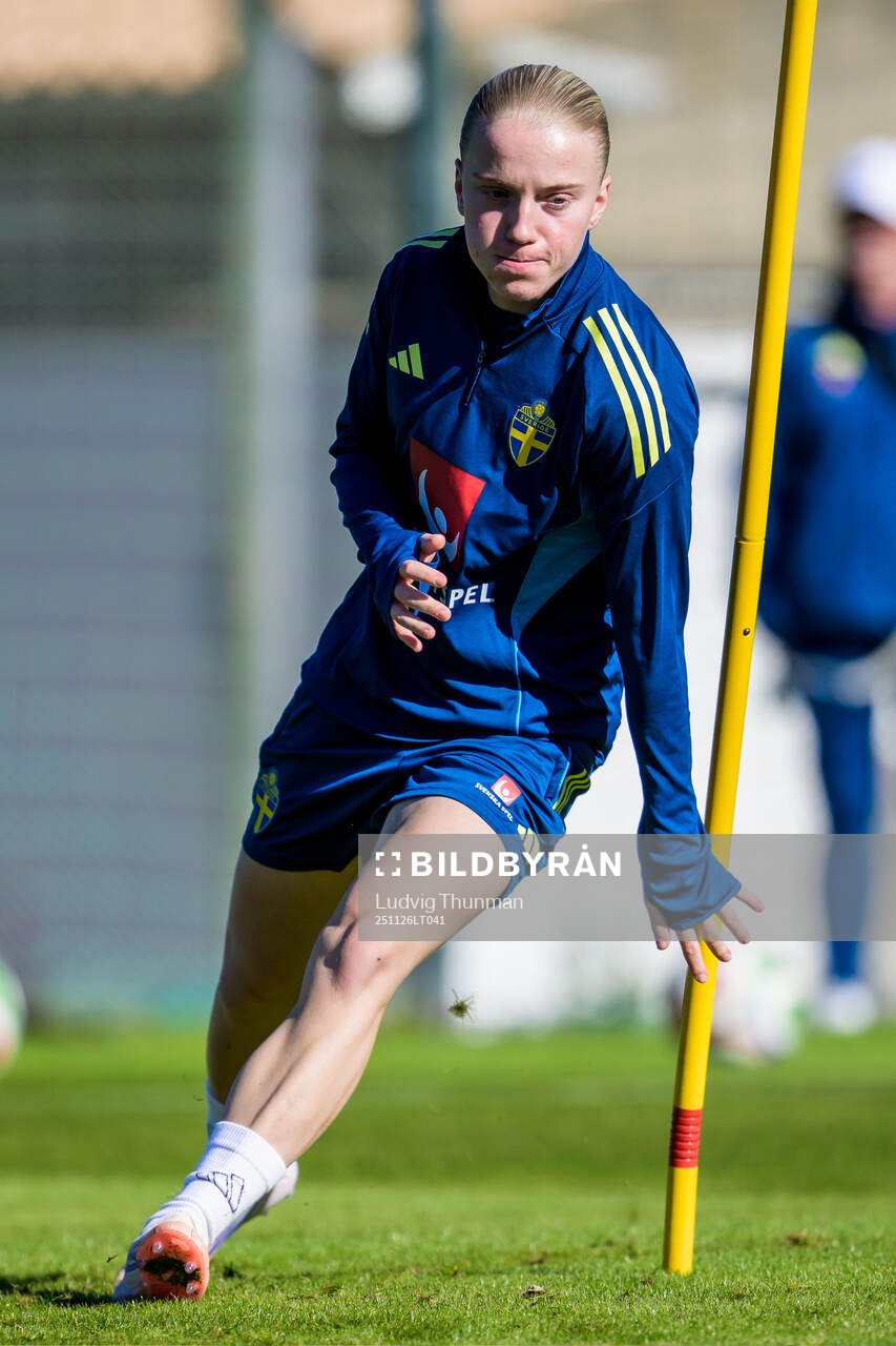Anna Sandberg of the women's national football team of