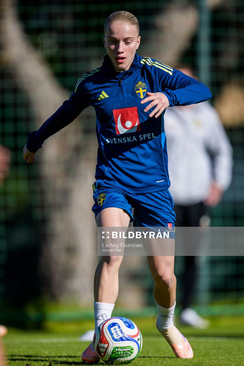 Anna Sandberg of the women's national football team of