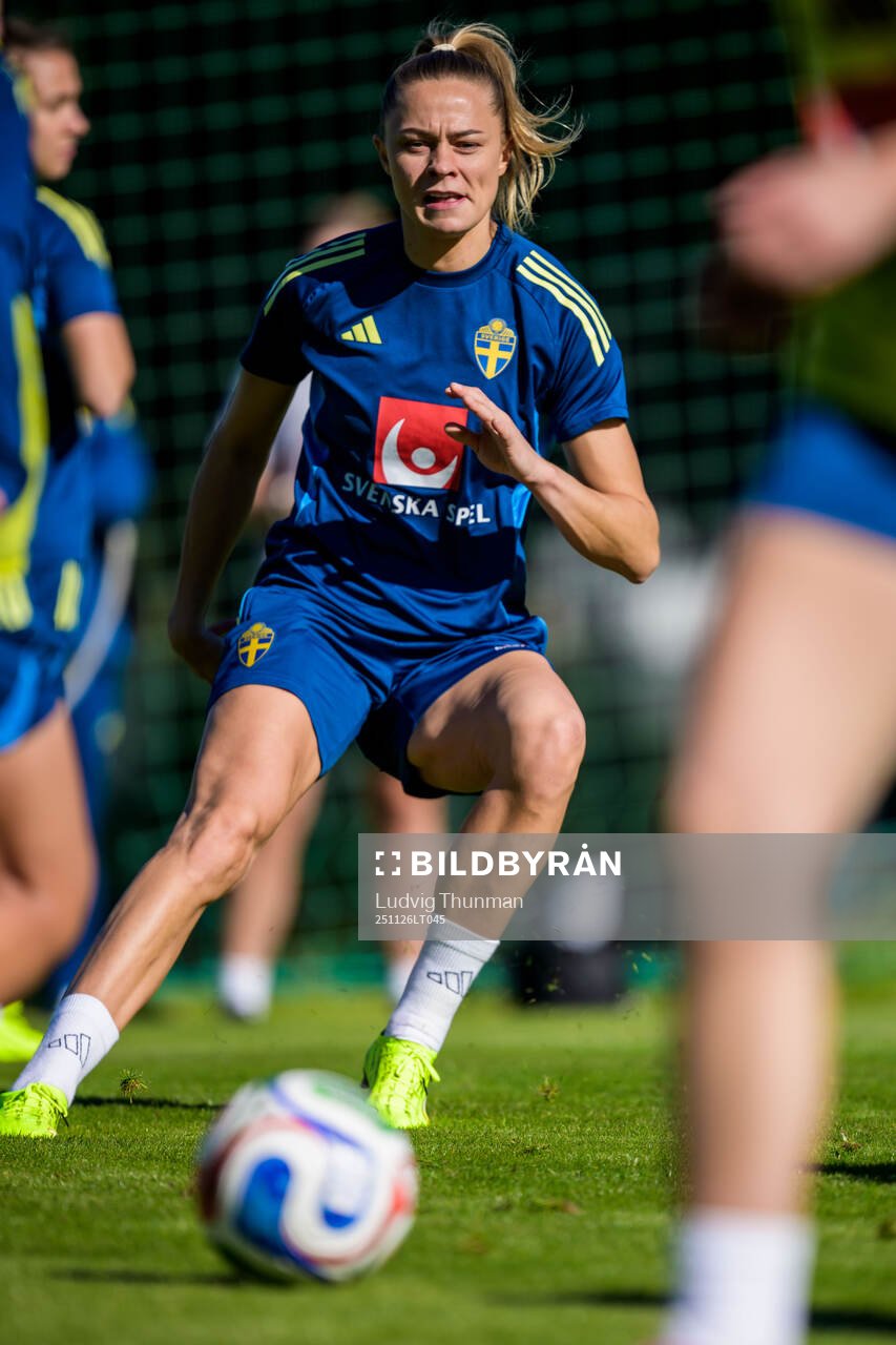 Fridolina Rolfö of the women's national football team of
