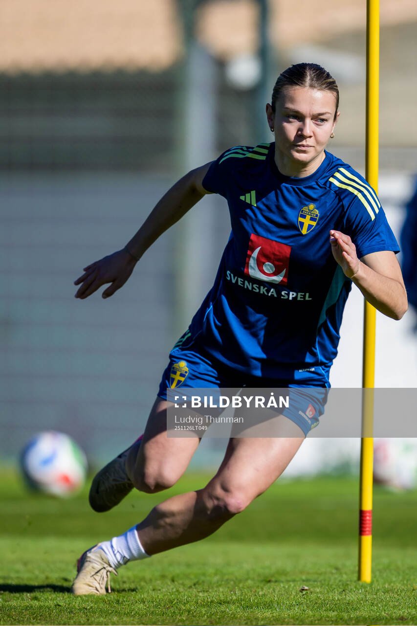 Beata Olsson of the women's national football team of