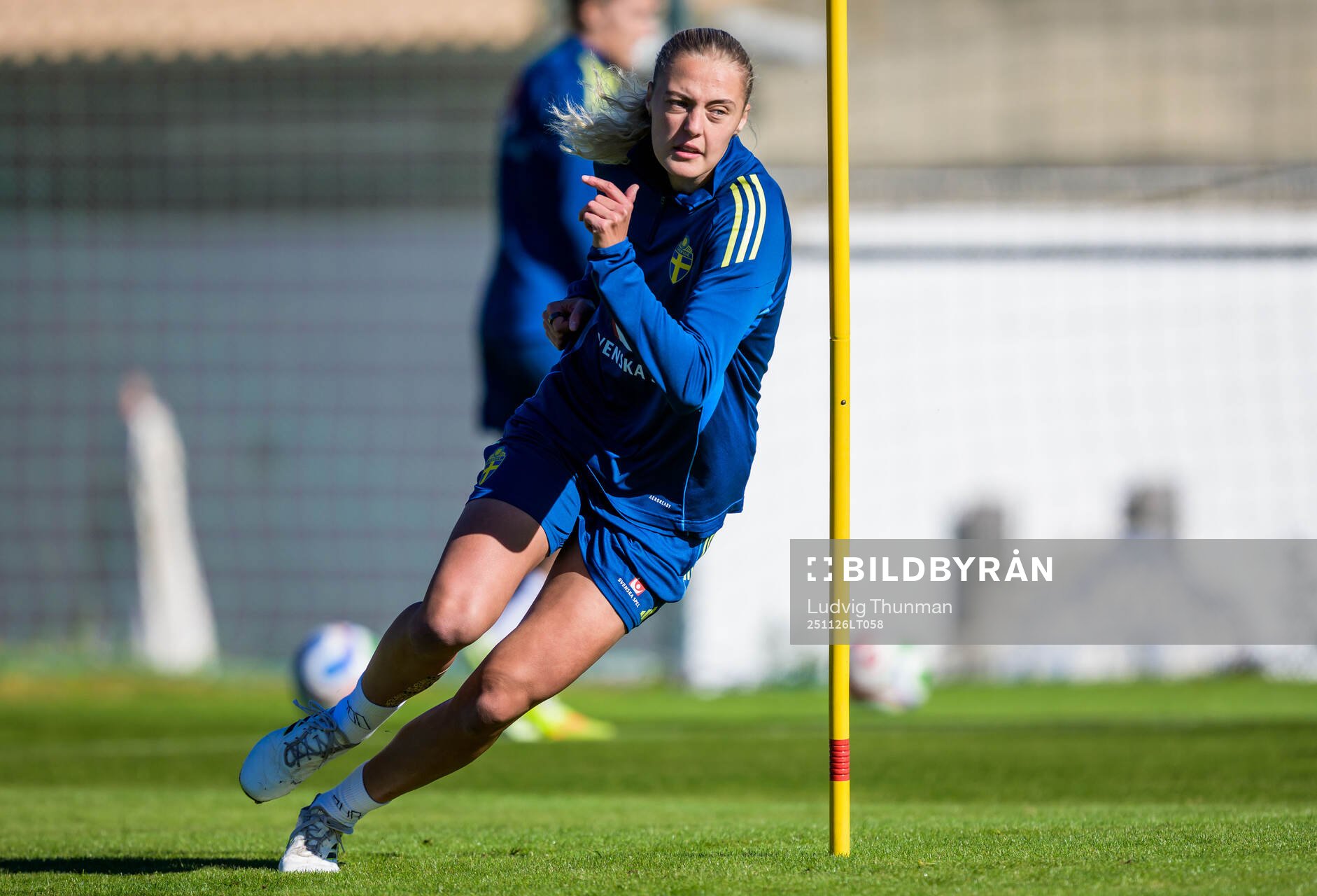 Elma Junttila Nelhage of the women's national football team