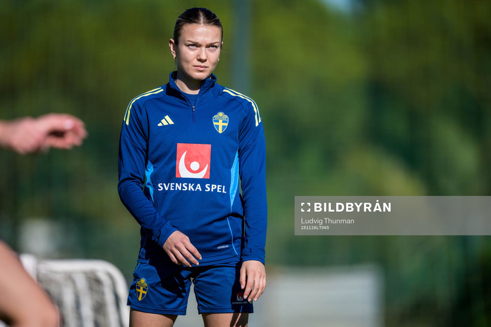 Beata Olsson of the women's national football team of