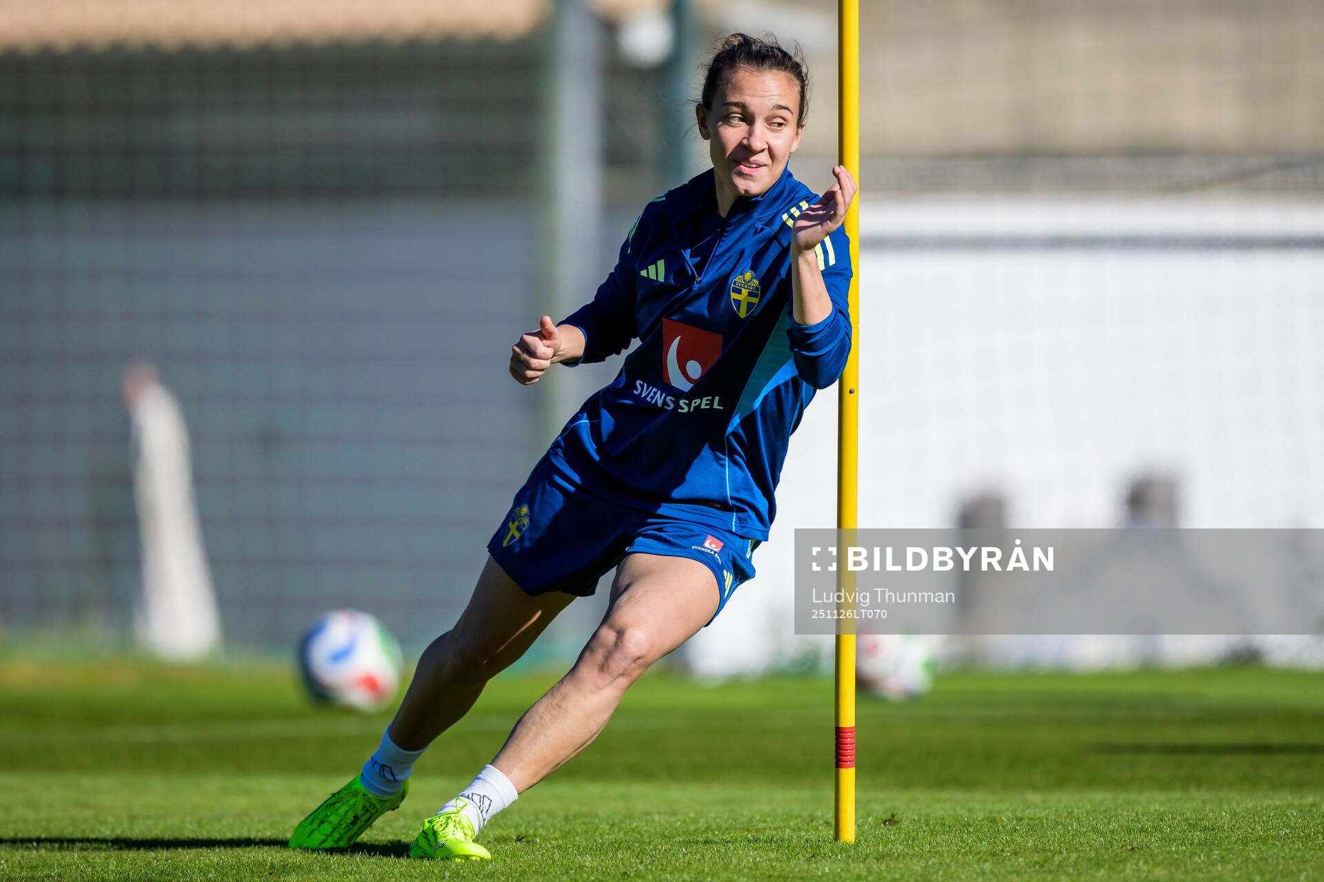 Julia Zigiotti Olme of the women's national football team