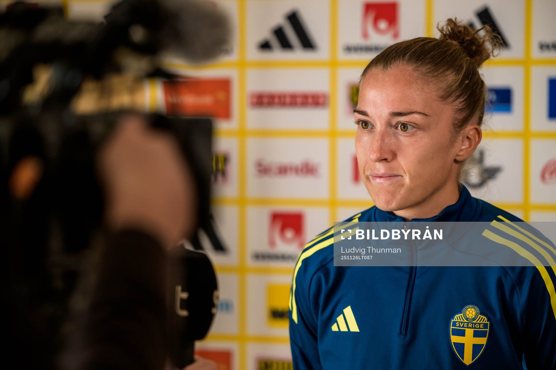 Filippa Angeldahl of the women's national football team of