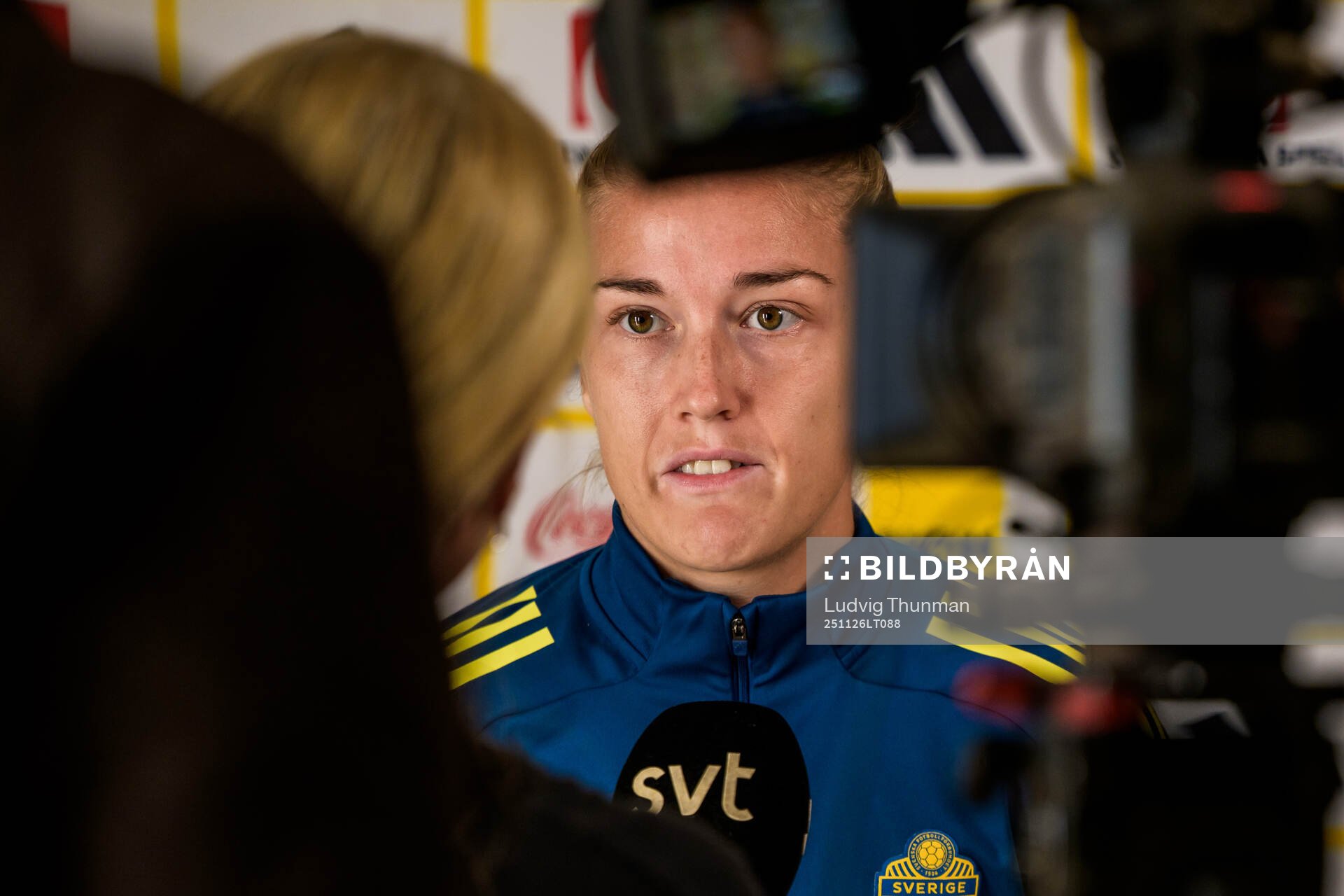 Filippa Angeldahl of the women's national football team of