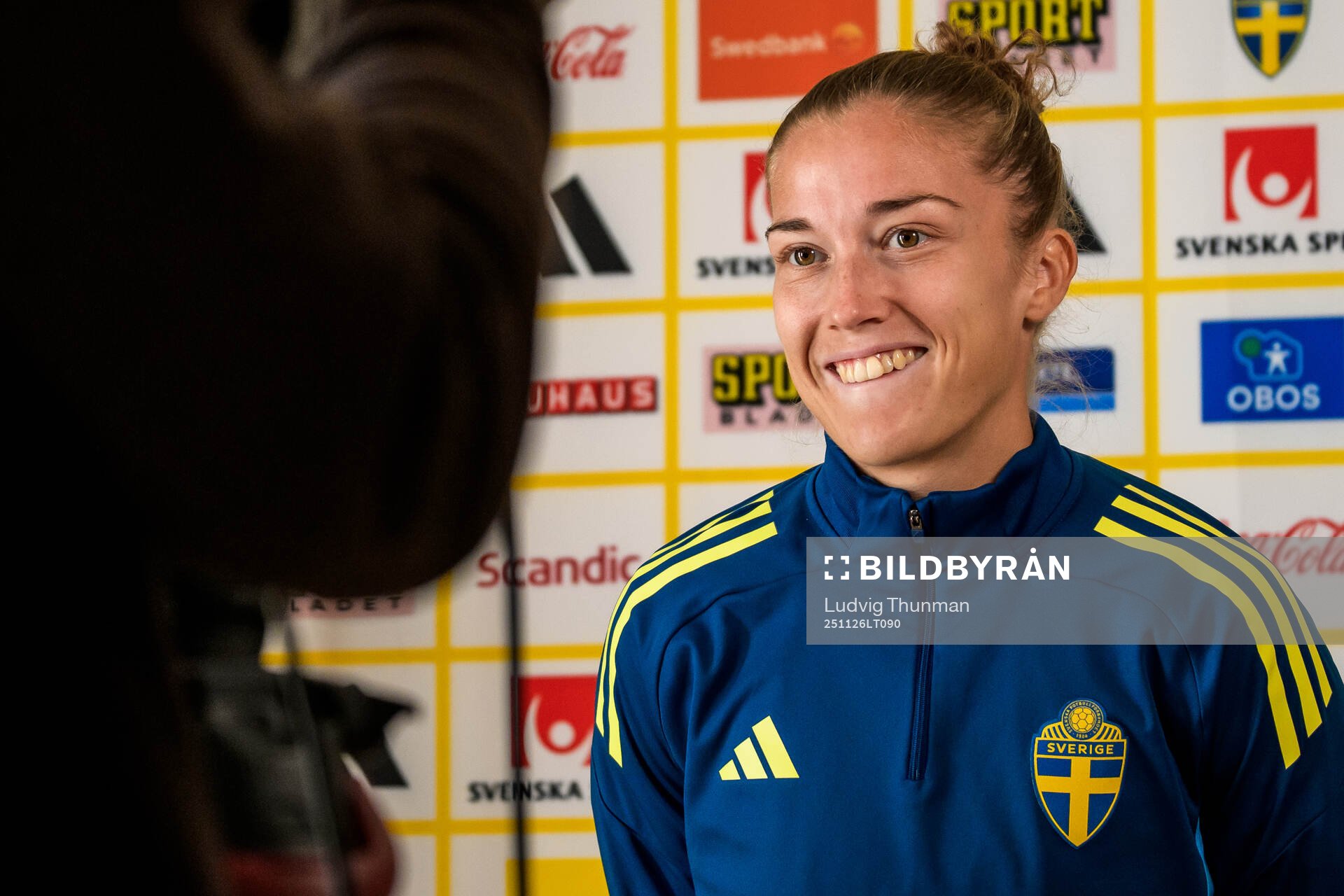 Filippa Angeldahl of the women's national football team of