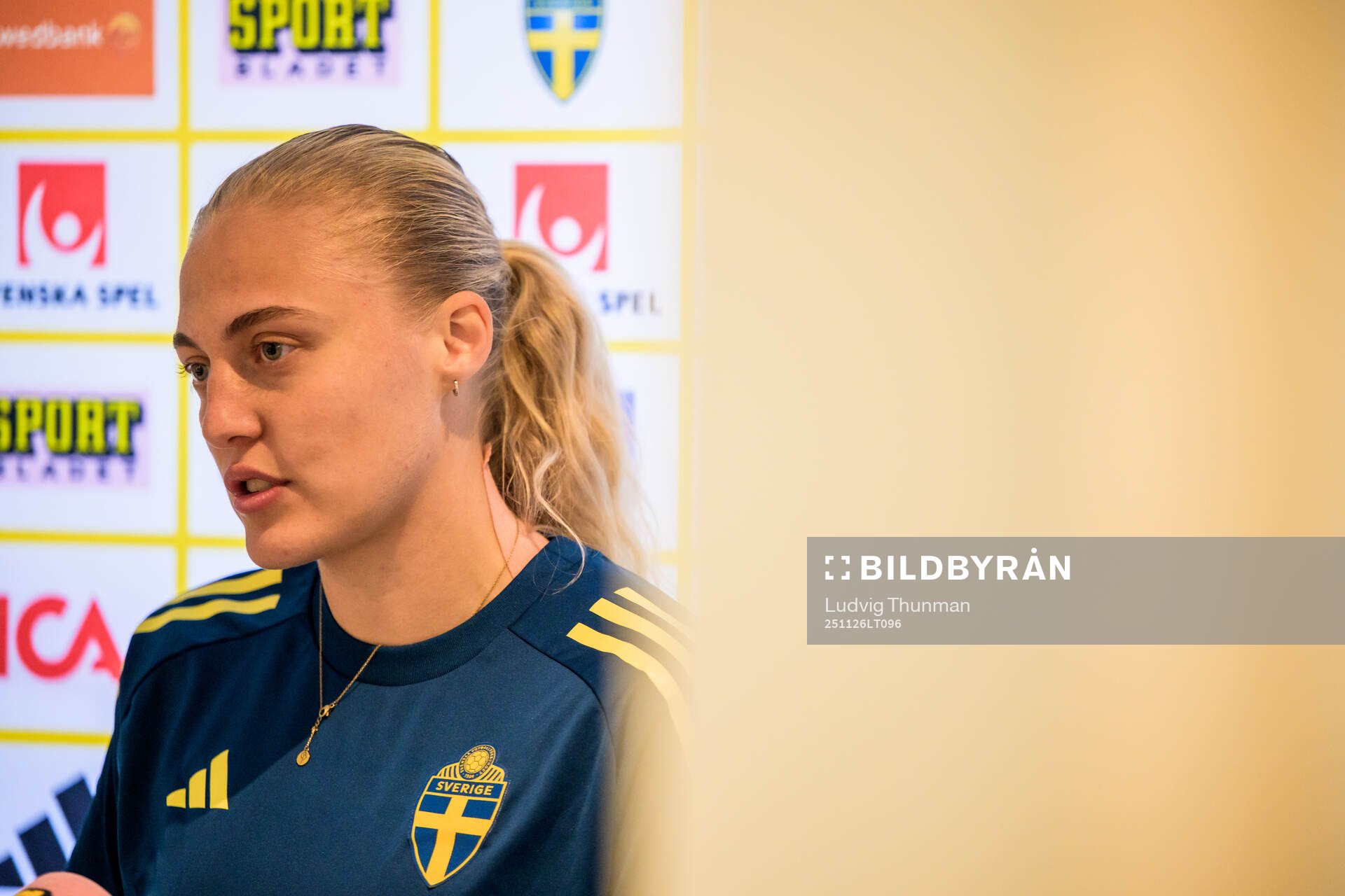Elma Junttila Nelhage of the women's national football team