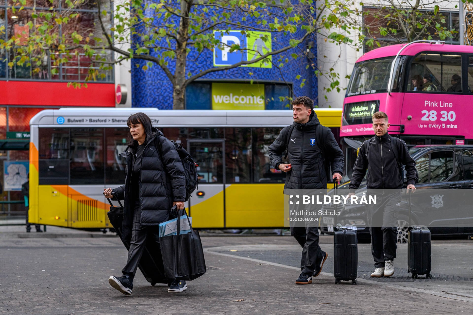 Colin Rösler and Anders Christiansen of Malmö FF arrives
