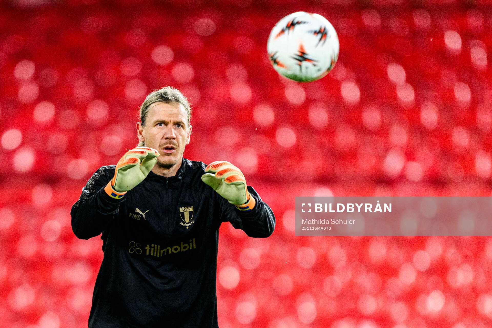 Goalkeeper Johan Dahlin