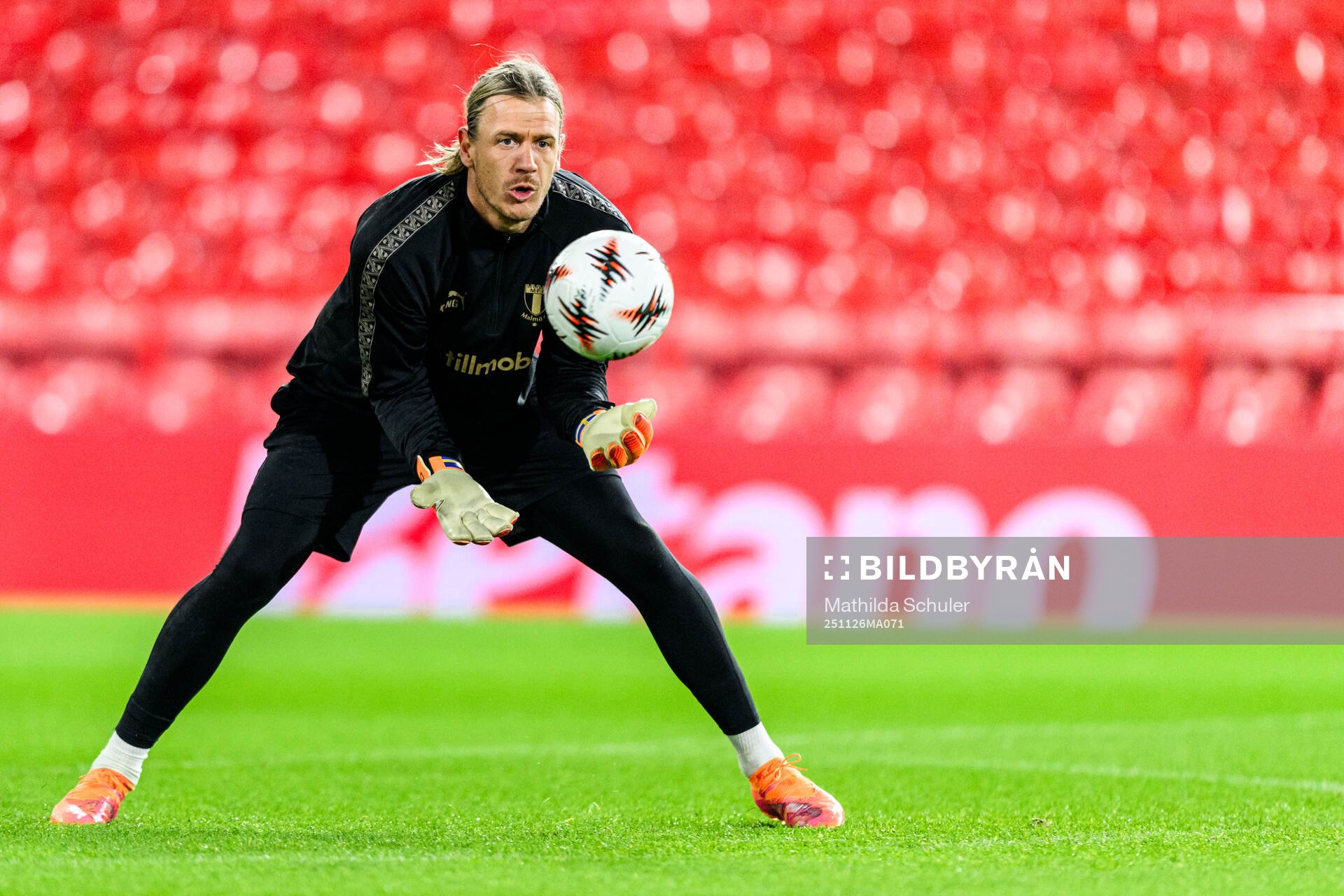 Goalkeeper Johan Dahlin