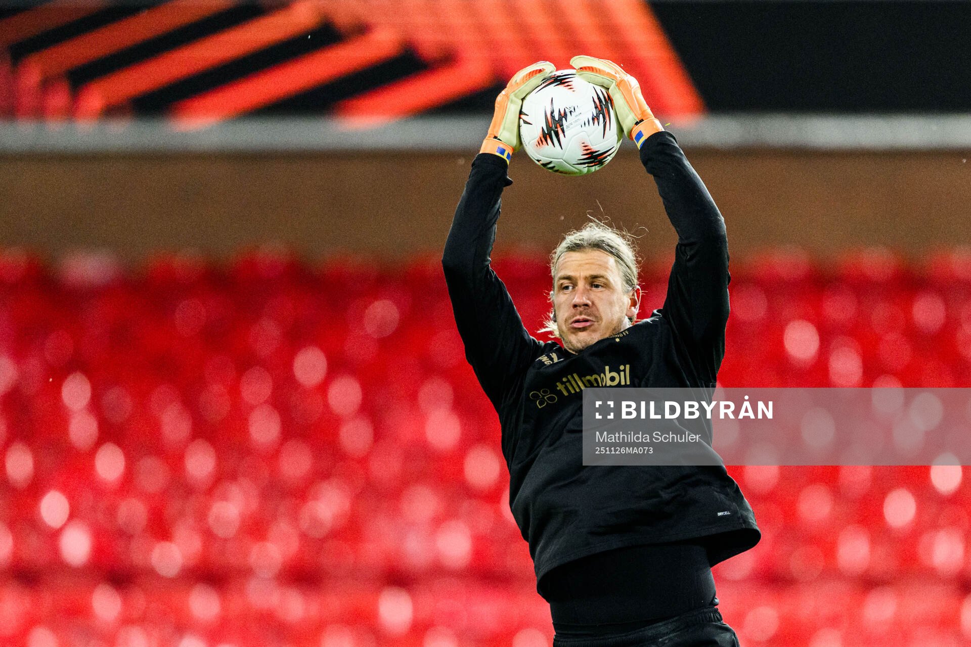Goalkeeper Johan Dahlin