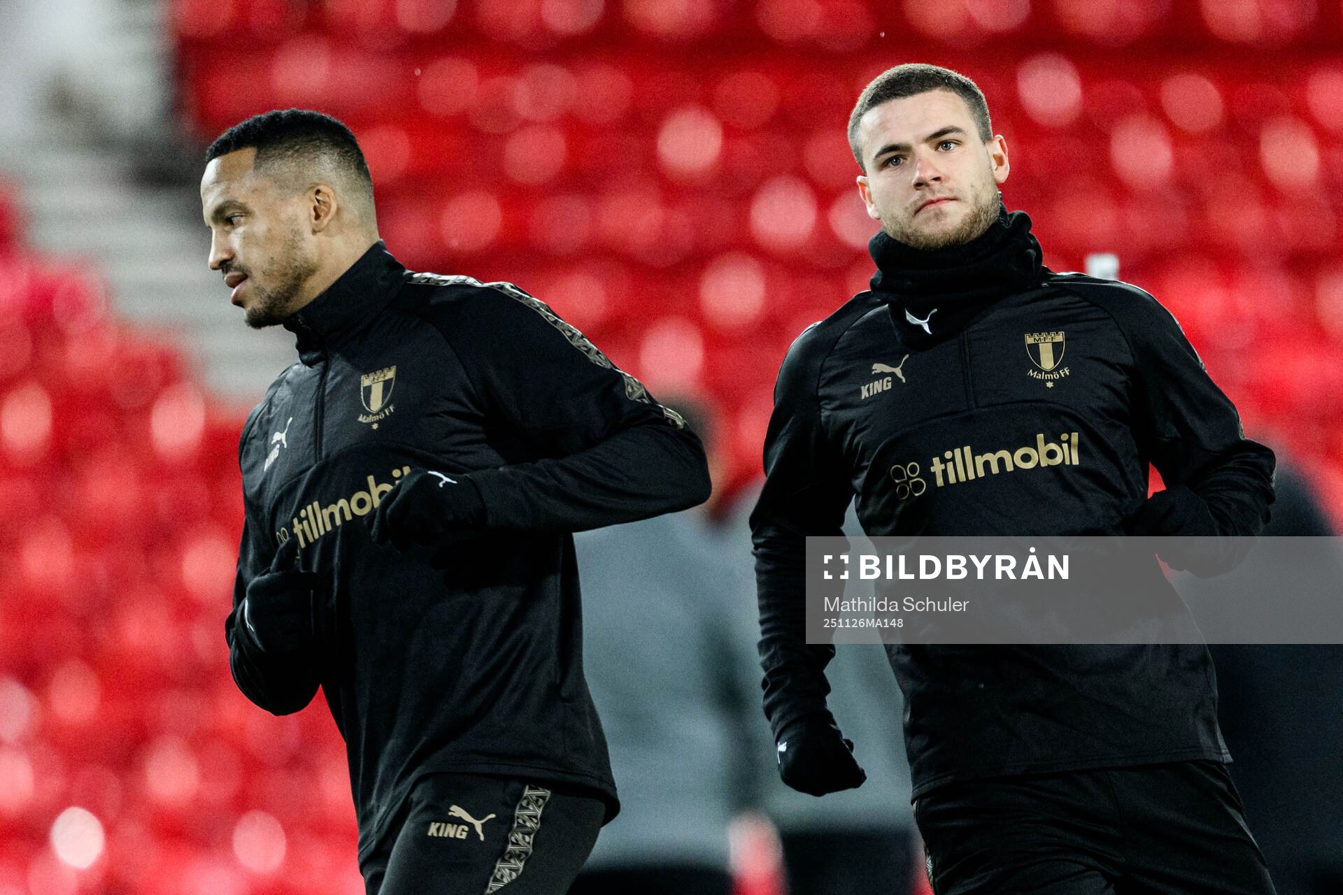 Martin Olsson and Gabriel Busanello of Malmö FF