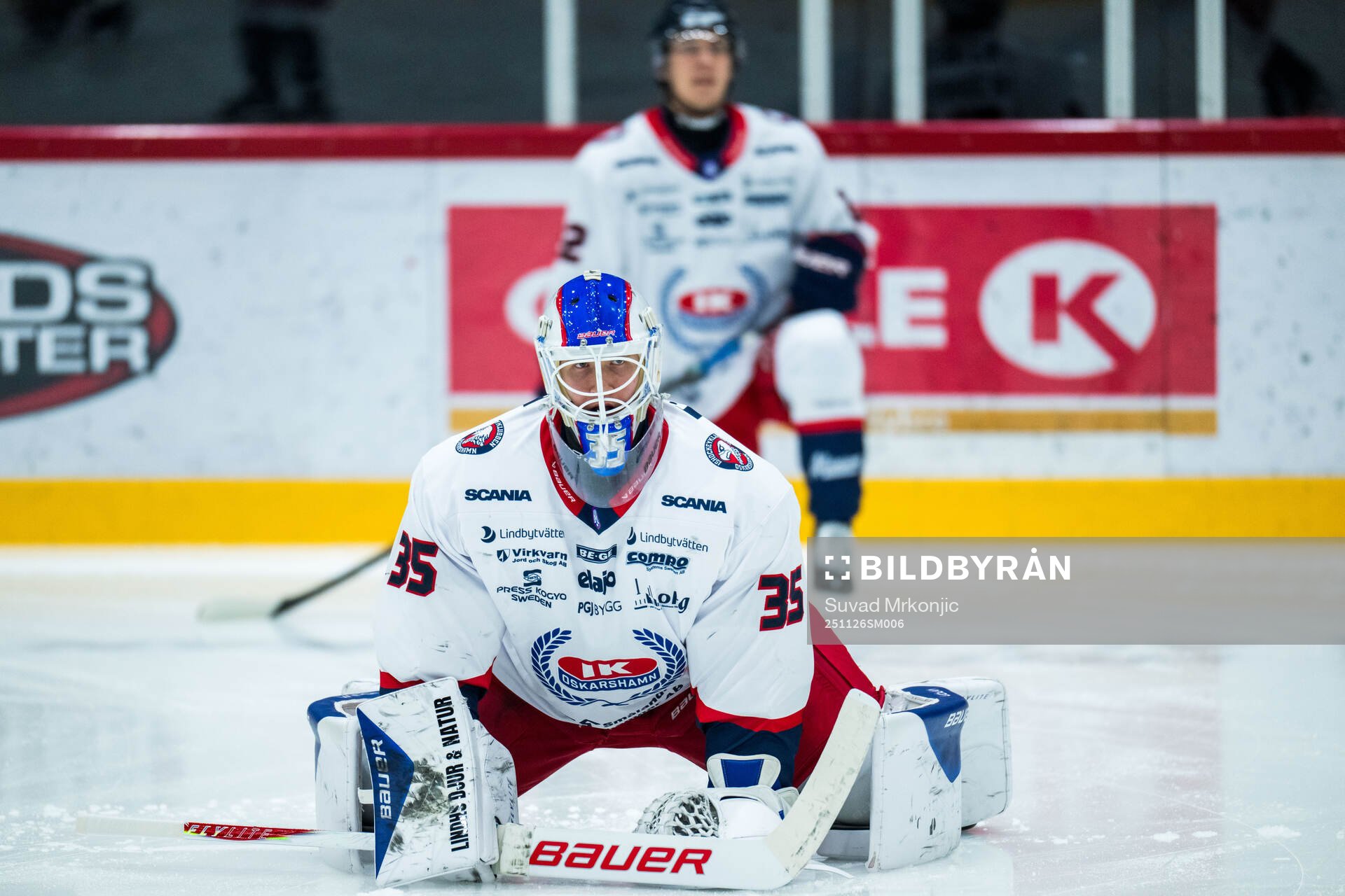 Oskarshamns målvakt Olof Glifford