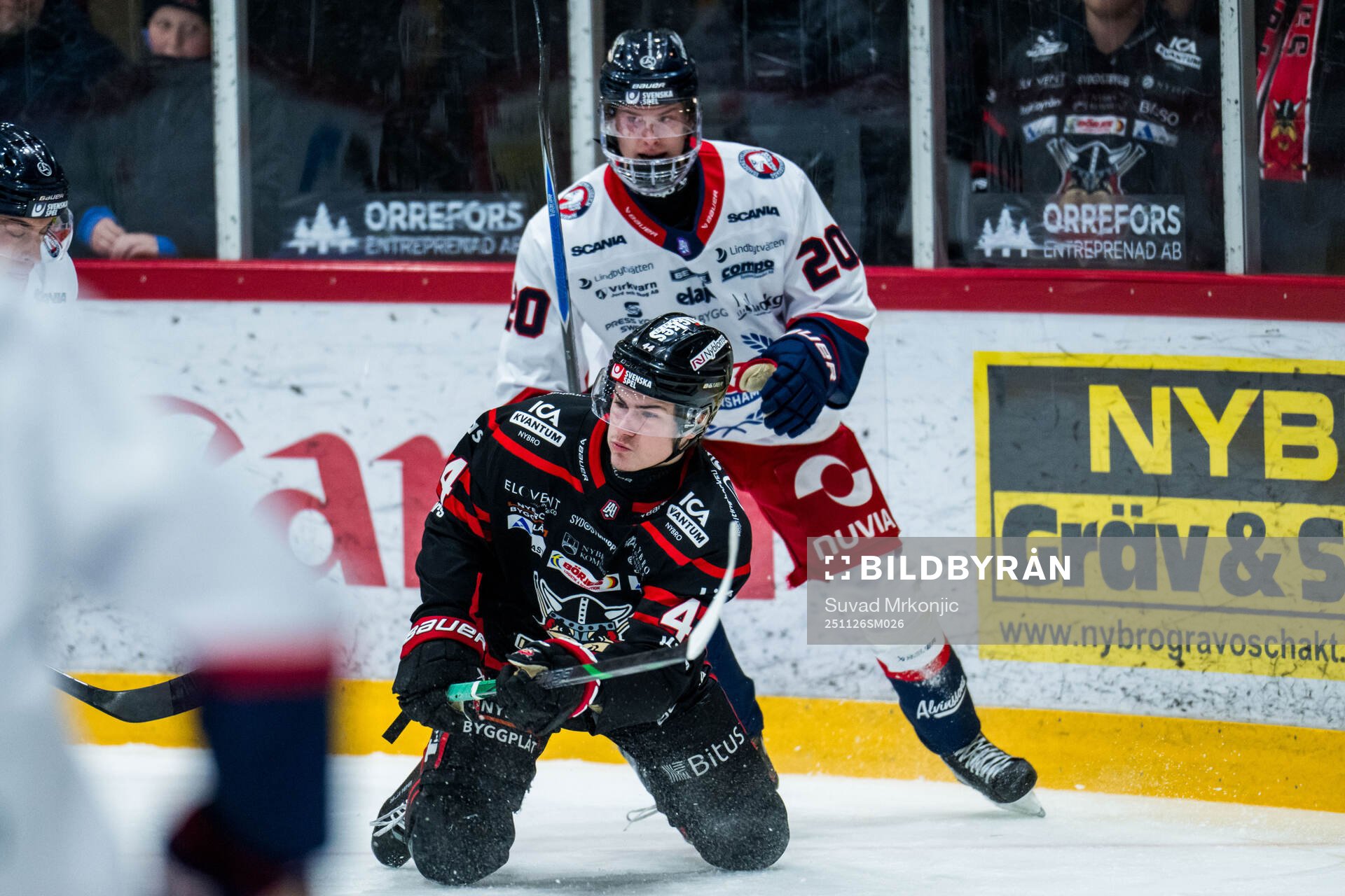 Nybros Isak Norlin och Oskarshamns Victor Johansson
