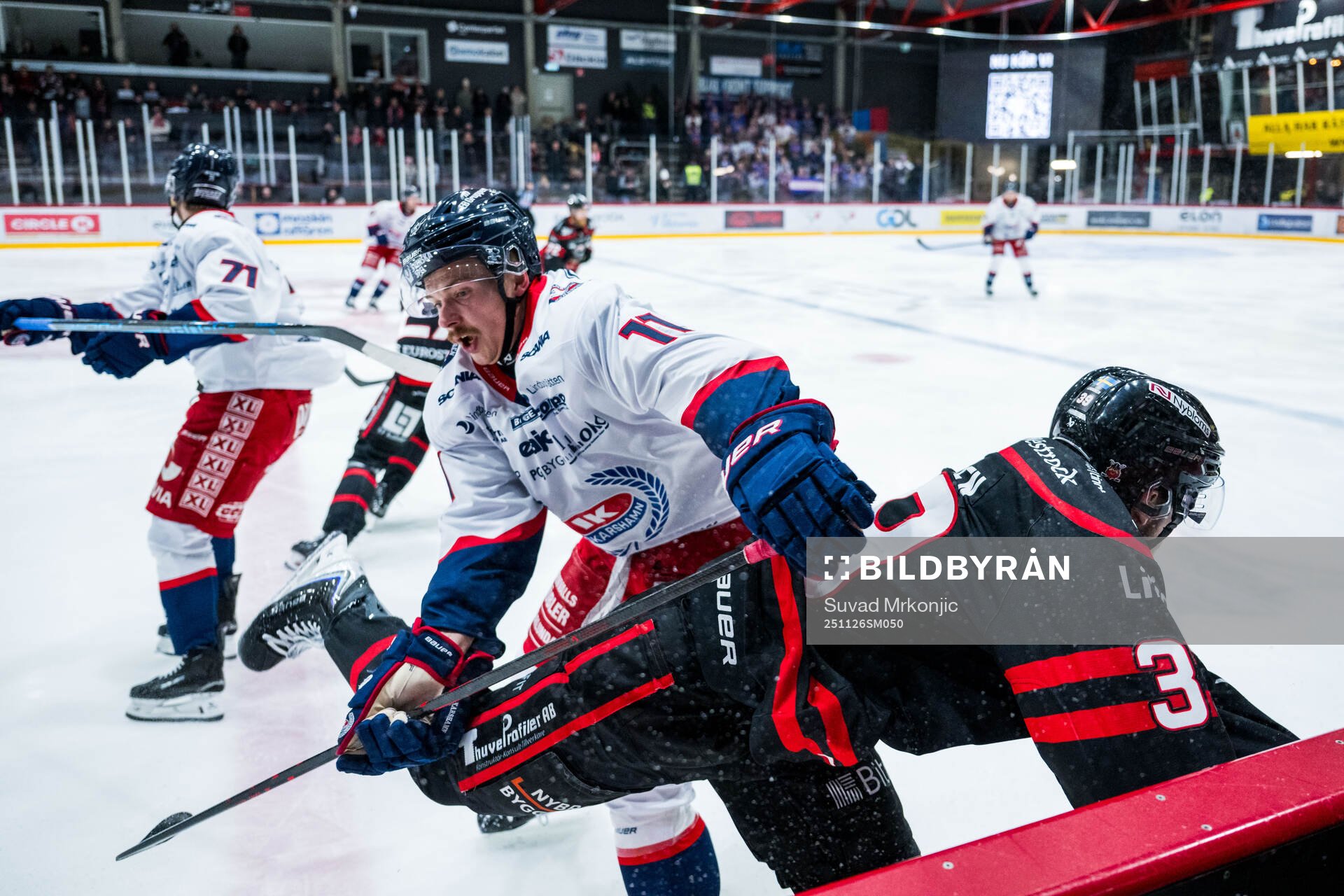 Oskarshamns Sören Dietz Larsen och Nybros Linus Lindgren
