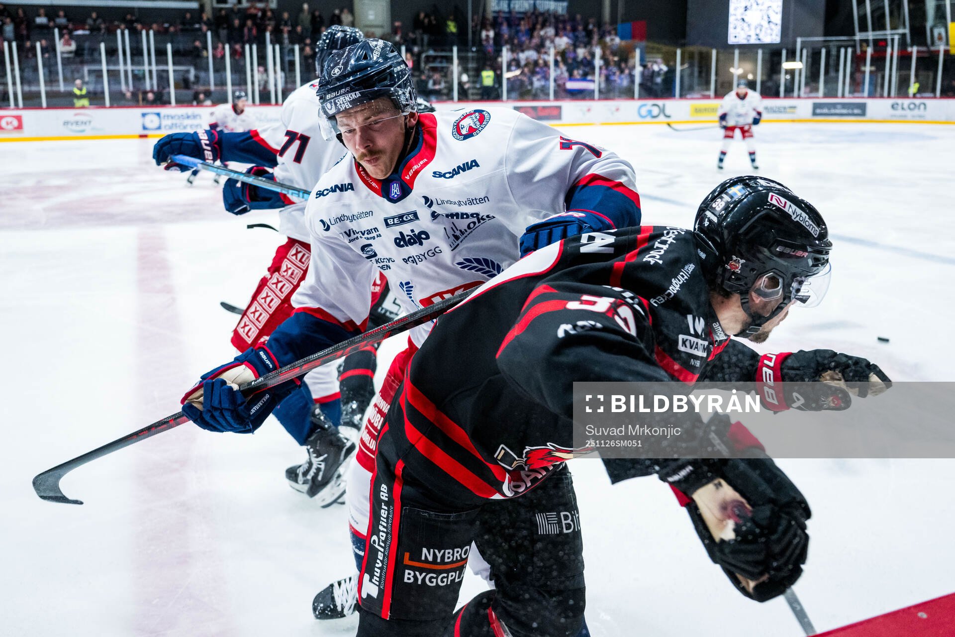 Oskarshamns Sören Dietz Larsen och Nybros Linus Lindgren